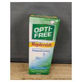 2 Opti-Free Puremoist & Replenish Disinfecting Solutions 10 oz Each - Brand New