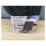 Huggle Slipper Socks, Gray, One Size Fits All - Brand New
