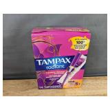 54 Always Liners Daily Extra Protect Long and 14 Tampax Radiant Tampons Super Plus Feminine Care