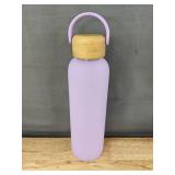 Scorpio Glass Lavender Water Bottle and Marigold Soy Candle - Brand New