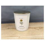 Scorpio Glass Lavender Water Bottle and Marigold Soy Candle - Brand New