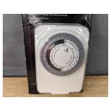 2 Living Solutions 24-Hour Dual Outlet Timers - Brand New