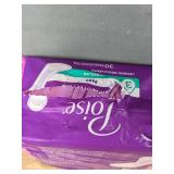 34 Tampax Pearl Tampons Duo Pack and 30 Poise Fresh Protection Pads Light Regular - Brand New