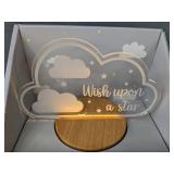 3 Moon and Stars Wish Upon a Star Night Lights - Brand New