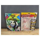 ArtSkills Foil By Number Kit and Eye Candy Full Page Magnifier - New