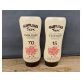2 Hawaiian Tropic Sheer Touch Sunscreen Lotion, 8 oz Each - Brand New