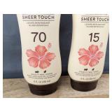 2 Hawaiian Tropic Sheer Touch Sunscreen Lotion, 8 oz Each - Brand New