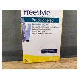 50 Freestyle Precision Neo Blood Glucose Test Strips - Brand New