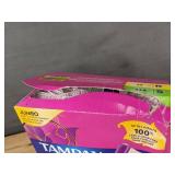 38 Tampax Radiant Tampons & 48 Always Daily Protect Liners - Brand New