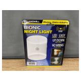 Bell+Howell Bionic Motion Activated LED Night Light in White - Brand New