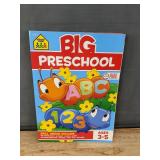 Big Preschool Workbook School Zone Ages 3-5 - Brand New
