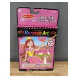 Melissa & Doug On the Go Fairy Tales Scratch Art Color-Reveal Pad - Brand New