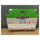 3 Minecraft 3D Erasers: Creeper, Skeleton, Villager - Brand New