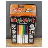 Melissa & Doug On the Go Magic Velvet Animals Pattern-Reveal Pad - Brand New