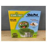 Sesame Street Oscar the Grouch Chia Pet Handmade Planter - Brand New