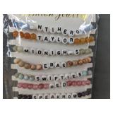 12 Taylor Swift Friendship Beaded Bracelets - Brand New
