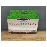 Minecraft 3D Erasers 3-Pack: Wolf, Snow Golem, Steve - Brand New