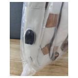 Laptop Backpack in Beige and Brown - Brand New