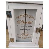 "Grandma" Sentiment LED Lantern, White & Gold, 15-Inch - Brand New