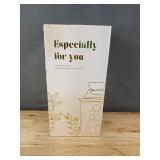 "Grandma" Sentiment LED Lantern, White & Gold, 15-Inch - Brand New