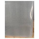2 Chyhomenyc Aqua Linen-Textured Curtain Panels, 54" - Brand New