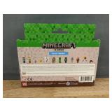 Minecraft 3D Erasers 3-Pack: Zombie, Iron Golem, and Alex - Brand New