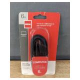 6 ft. RCA USB 2.0 A to B Cable and 14 ft. RCA CAT5e Network Cable - Brand New