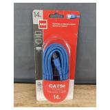 6 ft. RCA USB 2.0 A to B Cable and 14 ft. RCA CAT5e Network Cable - Brand New