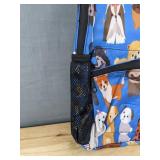 Dog Print Book Bag Backpack - Brand New