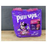 20 Huggies Pull-Ups Girls Training Pants 3T-4T Disney Minnie Mouse - Brand New