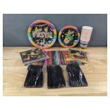 161 Piece Mexican Fiesta Party Supplies Set - Brand New