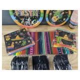 161 Piece Mexican Fiesta Party Supplies Set - Brand New