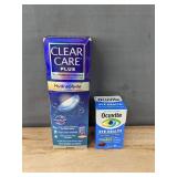 12 oz Clear Care Plus & 30 Bausch + Lomb Ocuvite Eye Health Soft Gels - Brand New
