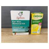 Similasan Ear Wax Removal Kit and Debrox Ear Wax Removal Aid - Brand New