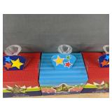 Birthday Party Supplies: Candy Boxes, Musical Candle, Minecraft Banner & Balloons - Brand New