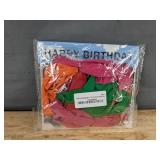 Birthday Party Supplies: Candy Boxes, Musical Candle, Minecraft Banner & Balloons - Brand New