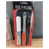 4 Nail and Skin Care Items: Revlon Manicure and Skin Reviver On the Go, Tweezerman, Sally Hanson Gel Polish - Brand New