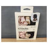 5 Kitsch Satin Scrunchies & 4 Assorted Hair Clips Set - Brand New