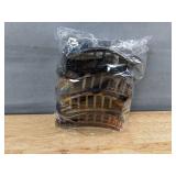 5 Kitsch Satin Scrunchies & 4 Assorted Hair Clips Set - Brand New
