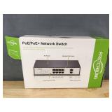 Fastcabling PoE/PoE+ Network Switch Model 6320-24, 8-Port - Brand New