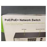 Fastcabling PoE/PoE+ Network Switch Model 6320-24, 8-Port - Brand New