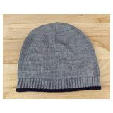 144 Youth Gray and Navy Beanies OSFM - Brand New