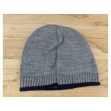 144 Youth Gray and Navy Beanies OSFM - Brand New