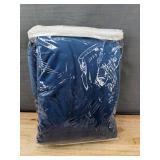 2 Guibaf Navy Velvet Window Treatment Panels, 38 x 84 in - Brand New