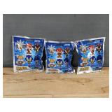 3 Sonic the Hedgehog Figural Bag Clip Keychain Mystery Packs - Series 2 - Brand New