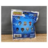 3 Sonic the Hedgehog Figural Bag Clip Keychain Mystery Packs - Series 2 - Brand New