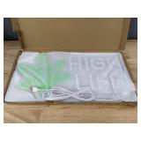 High Life LED Neon Wall Sign, 16.5" x 8.5", USB Powered - Brand New