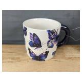 Butterfly Mug, Notebook, and Pen Gift Set - Brand New