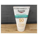 2 New Eucerin Sensitive Mineral Sunscreen Lotion SPF 50, 4 oz Each - Brand New