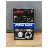 15 ExtenZe Extended Release Male Enhancement Soft Gelcaps - Brand New